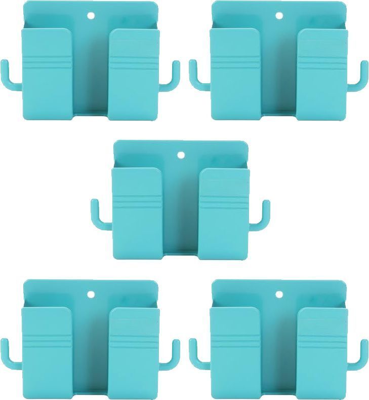 DSNS Phone Stand Wall Mounted For Charging | AC/TV Remote Hanging Bracket Pack OF 5 Mobile Holder-image-22