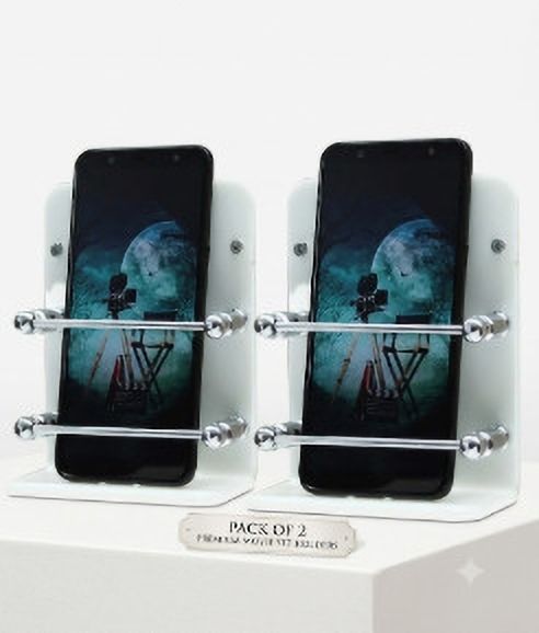 Drivakrisha Acrylic White Single Mobile Holder Stand for Mobile Charger(PACK OF 2) Mobile Holder-image-15