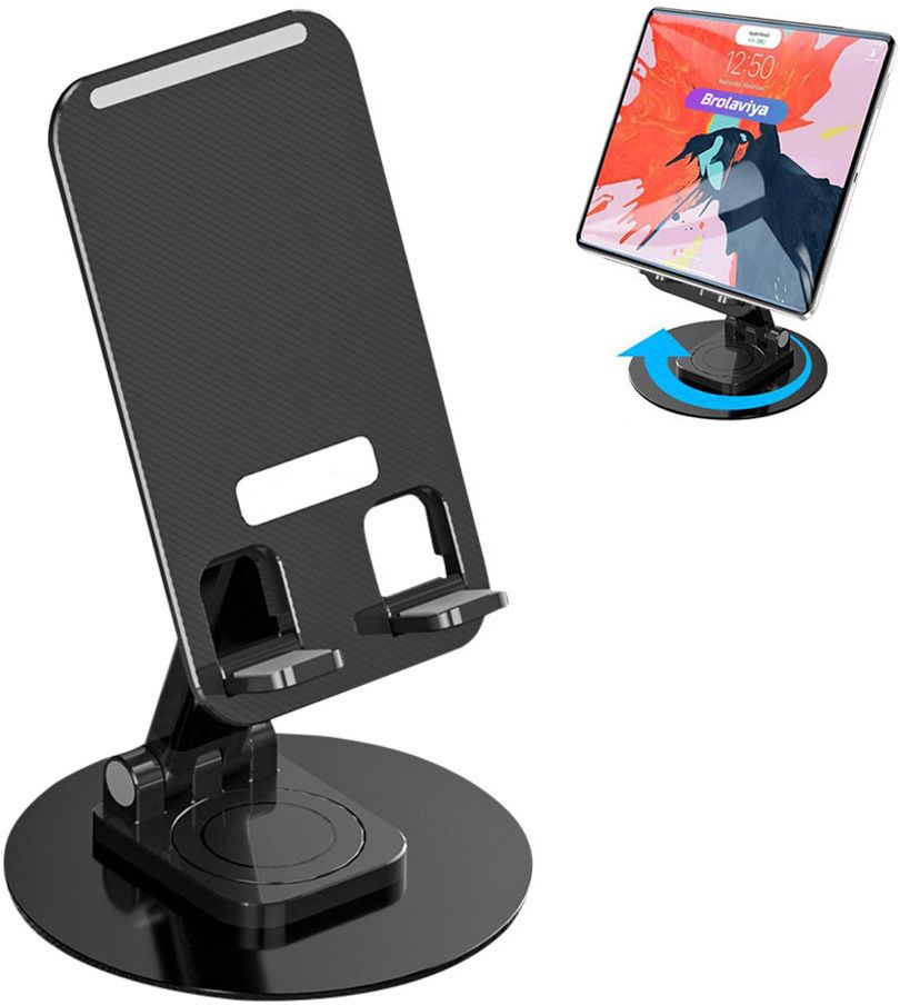 BROLAVIYA ABS Plastic Material Desktop Cellphone Dock Stand Mobile Holder-image-33