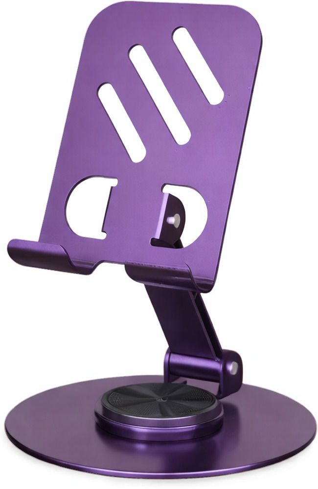 LifeLily 360 Degree Adjustable Mobile Stand Metal Phone Holder for Desk & Table Mobile Holder-image-8
