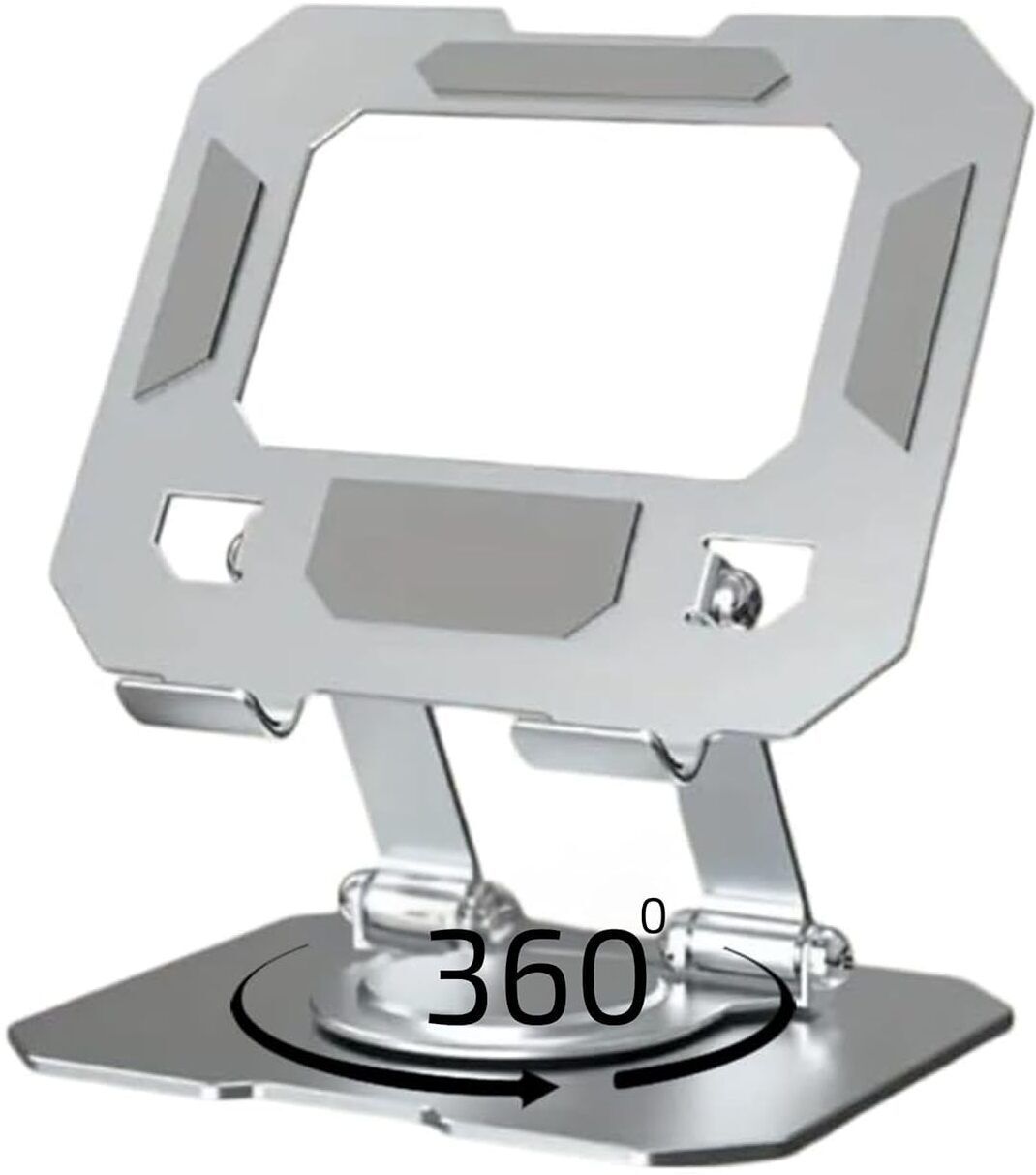 ZIRAK Tablet Stand with 360° Rotating Base Compatible with up to 13 inch Tablet Mobile Holder-picture-14