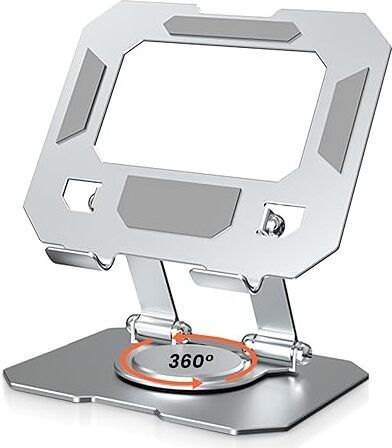 SK Gadget Hub 360° Rotating Universal Mobile & Tablet Stand, Foldable Metal Desk Holder Mobile Holder-picture-48