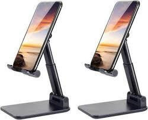 hybite Adjustable Mobile Phone Foldable Stand Tabletop Mount for All Smartphones(2 pcs) Mobile Holder-image-2