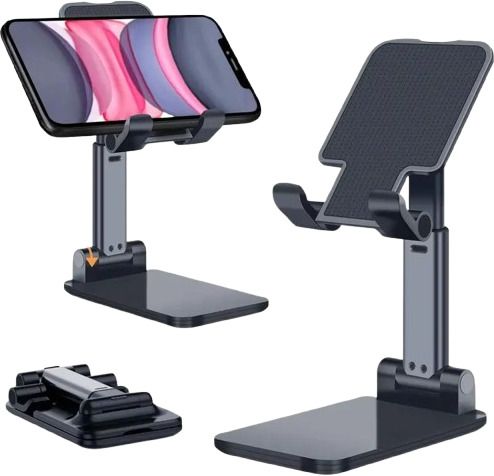 Infinite Digital G ID Tablet, MOBILE Holder Solid Sturdy Stand, Dual Tube Foldable for IPAD Mobile Holder