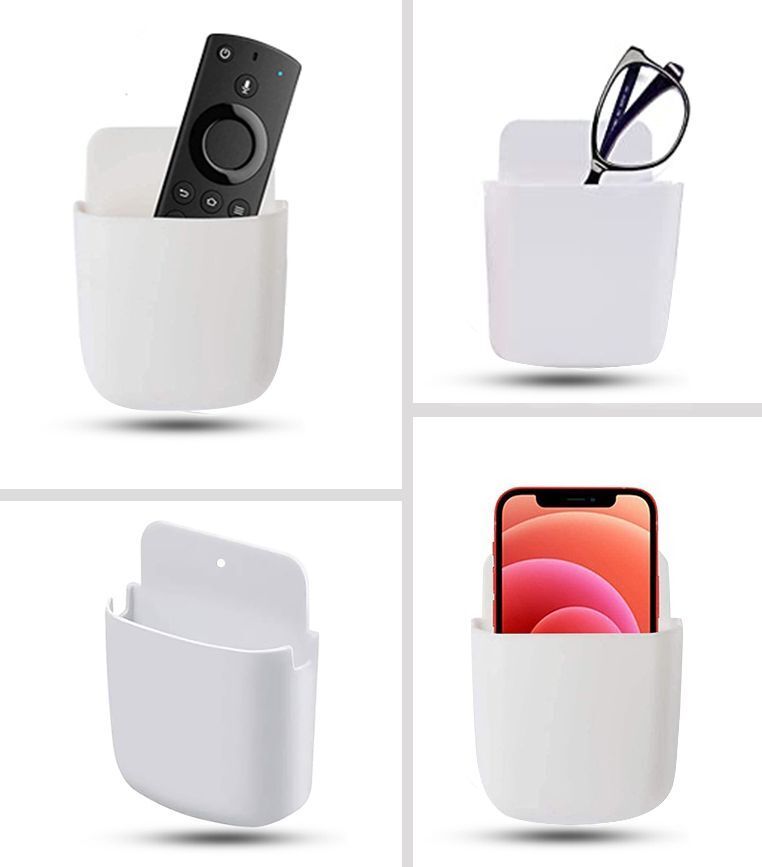DSNS Mobile Wall Stand for charging | AC/TV Remote Holder | Phone Stand Pack of 4 Mobile Holder-image-25