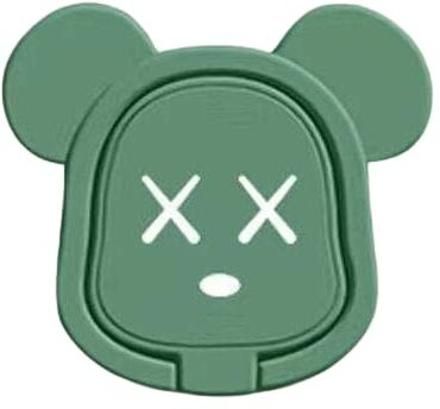 befunky Universal Funky Mobile Phone Ring Grip Holder Stand (Mickey Bear Night Green) Mobile Holder-image-16