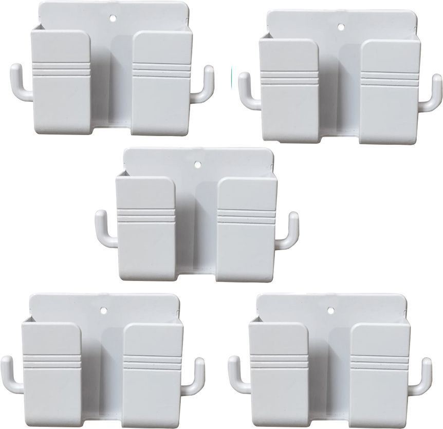M/S DSNS Phone Stand Wall Mounted For Charging | AC/TV Remote Hanging Bracket Pack OF 5 Mobile Holder-image-26