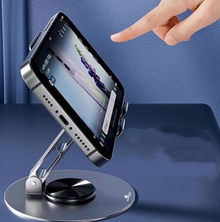 AuraBazarr Metal body digital tx29 Smart table mobile Stand for desk online classes Mobile Holder-image-39