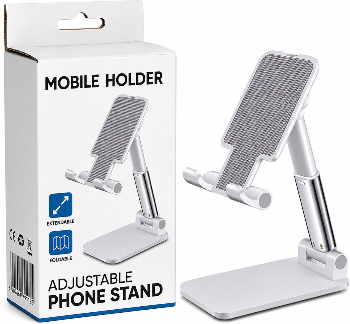 BW Blackwik Premium Foldable Mobile Holder with Adjustable Height & Angle Support-042 Mobile Holder-image-15