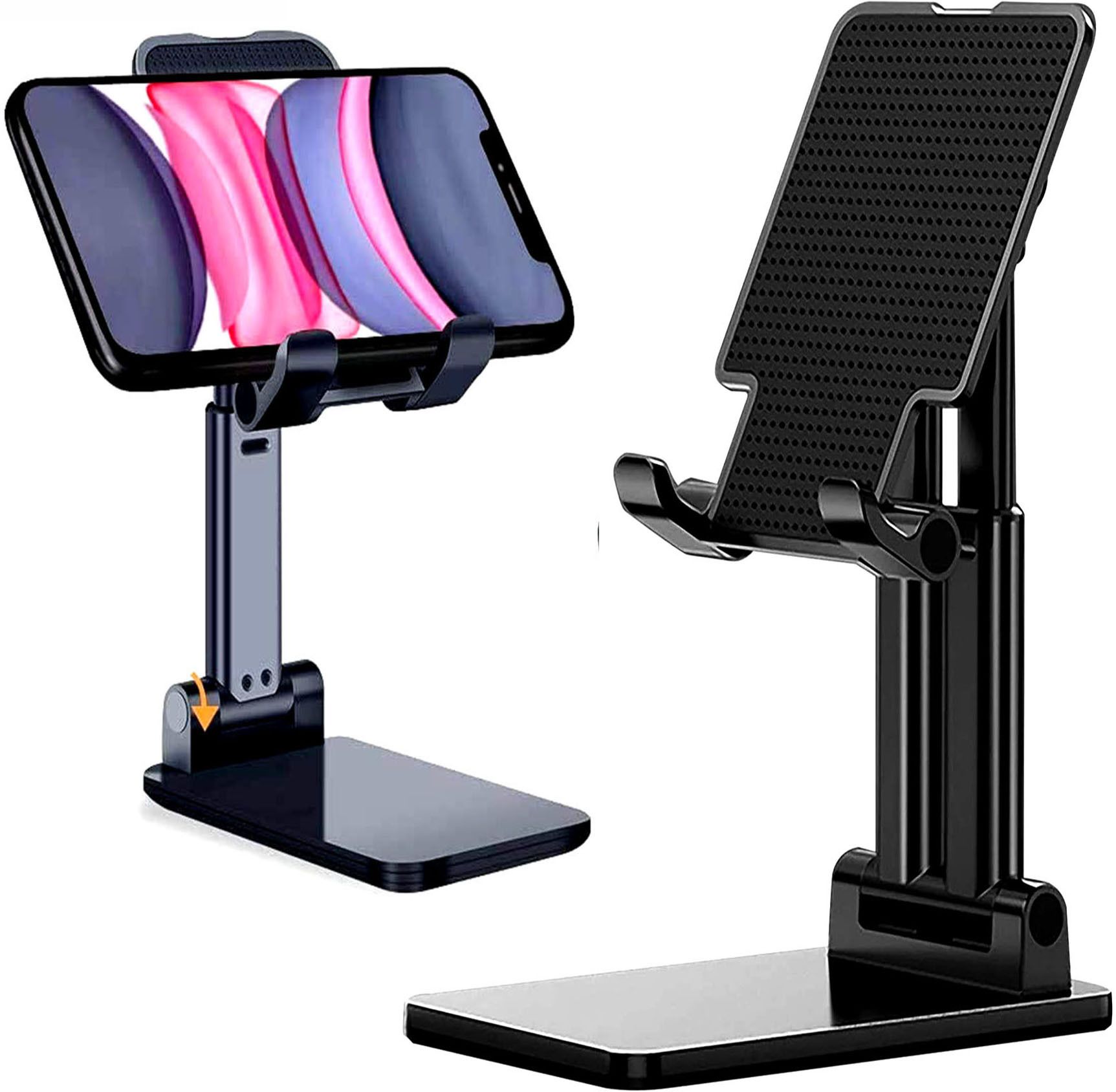 RPS Desktop Height Adjustable Foldable Mobile Phone Stand, Stable,Durable Holder Headphone Stand