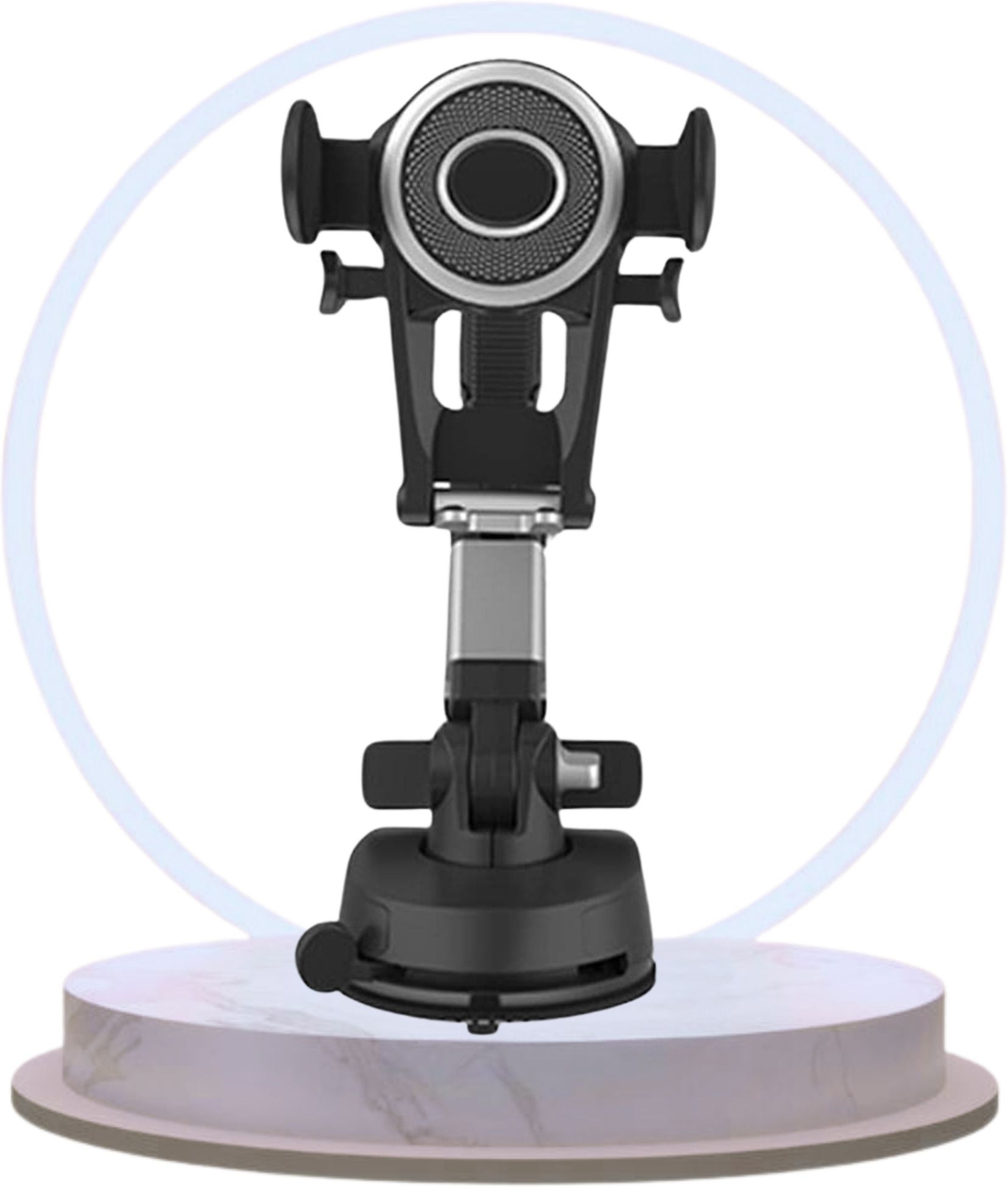 DRUMSTONE Universal Car Phone Holder – Telescopic Mount with Strong Suction for Vehicle Mobile Holder-image-6
