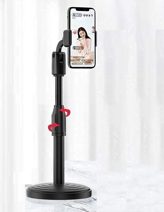 ZIRAK Mobile Phone Holder Stand with 360* Degree Rotation & Adjustable Height Stand Mobile Holder