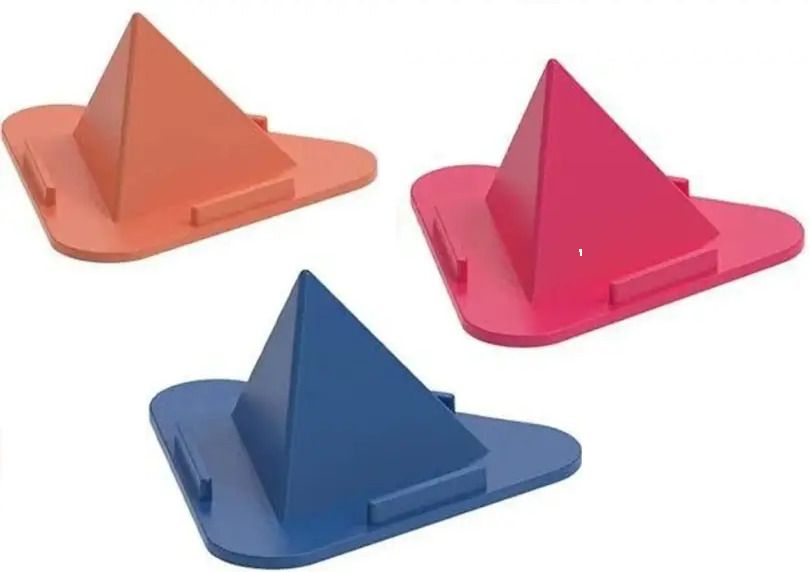 VarniADR Universal Portable Three Side Pyramid Shape Mobile Holder (Pack Of 3) Mobile Holder