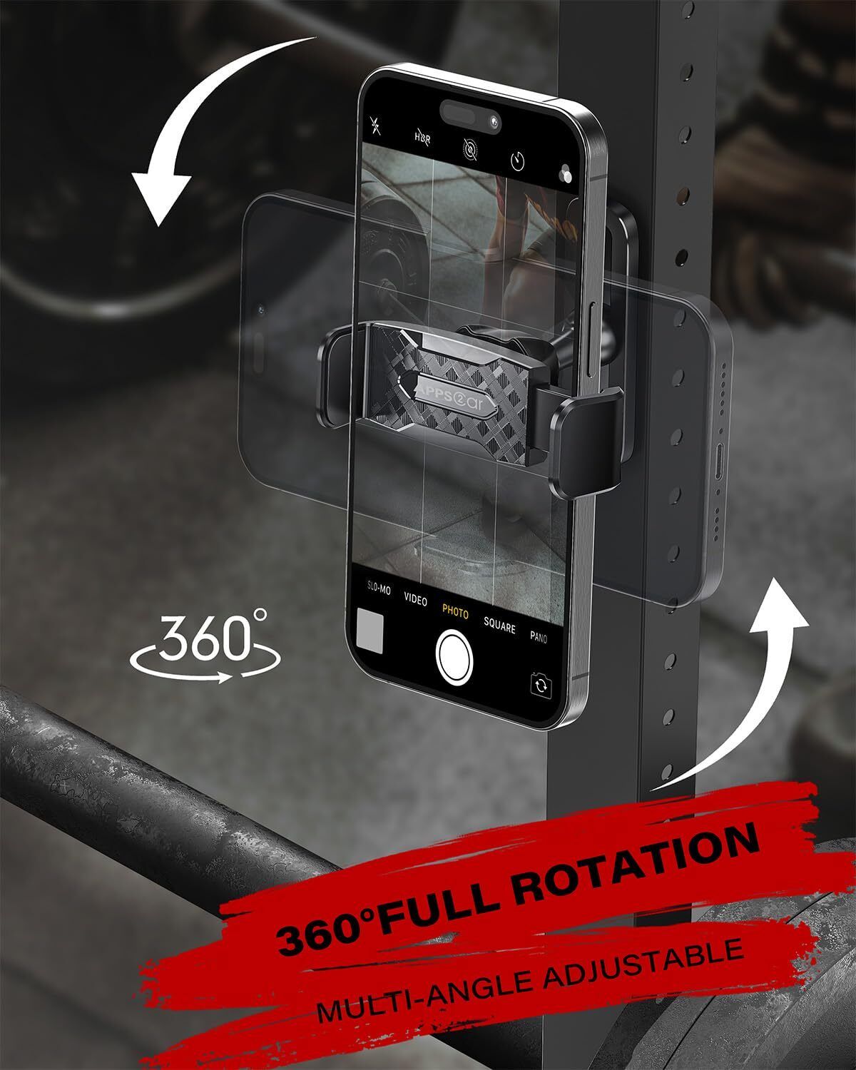 Viraan Gym Workout Video Making Holder for Smartphone Camera Recording Stand Mobile Holder-image-30