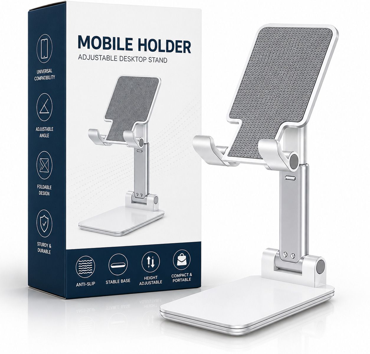 Shankshi Mobile stand holder phone stand perfect for online study class bed Home Desktop Mobile Holder-image-39
