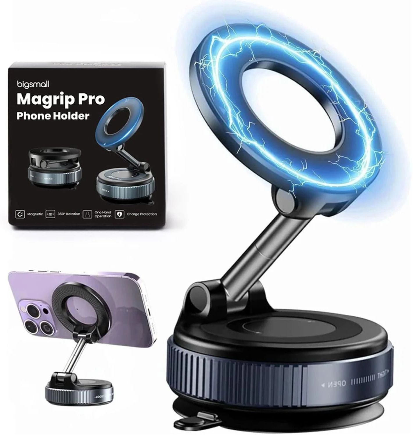 Groovo BCL-Magnetic Phone Holder Mobile Holder-picture-28