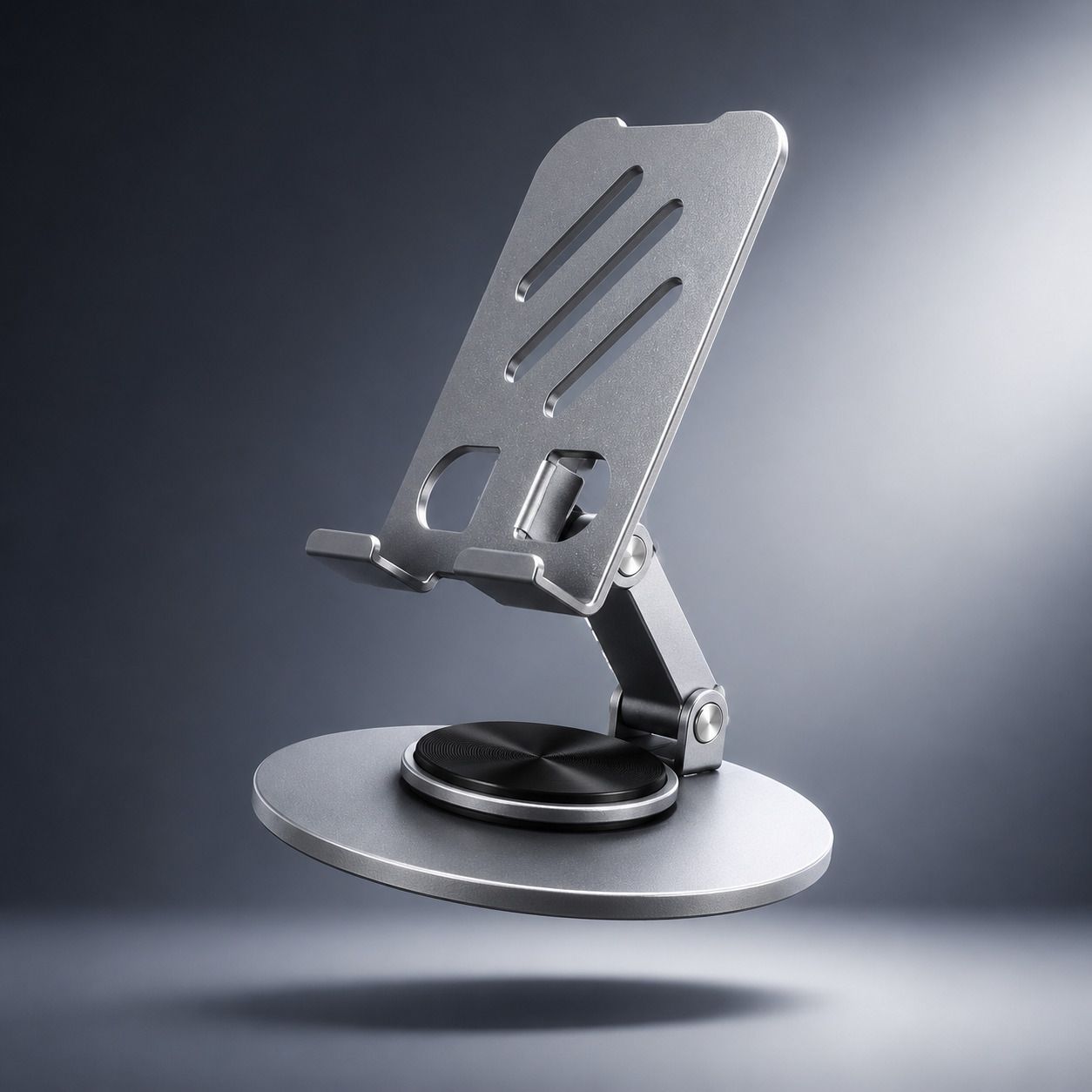 premix 360 Adjustable Aluminum Mobile Stand for Phone & Tablet (Grey) Mobile Holder-image-34