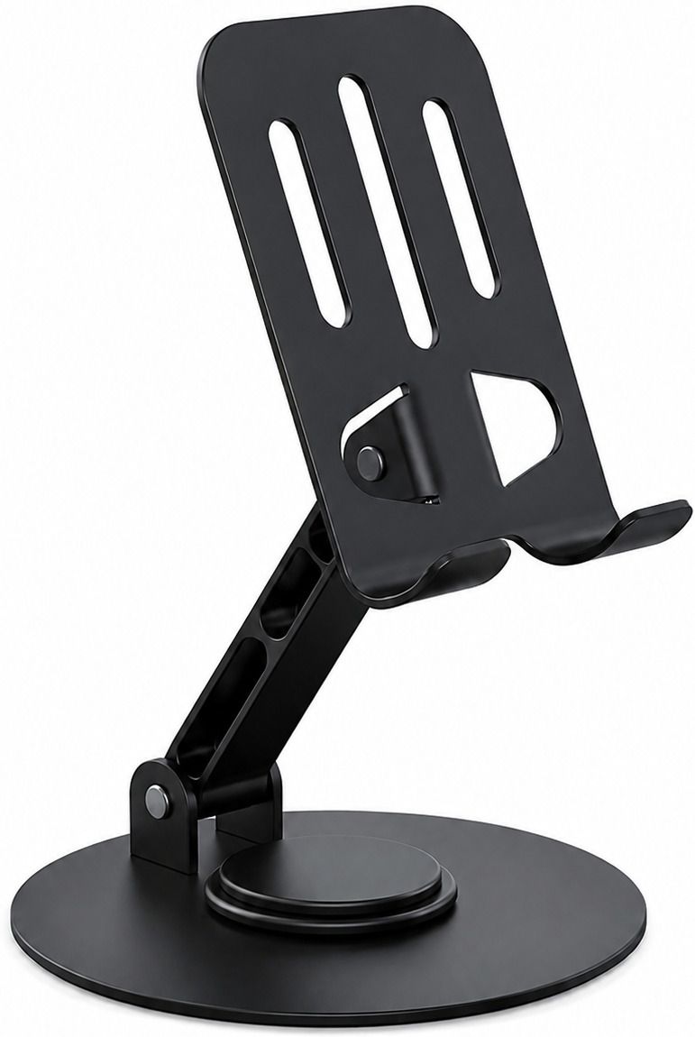 Ghian Strong Adjustable Metal Stand for Mobile & Tablet| 360° Rotation, Anti-Slip Mobile Holder-picture-30