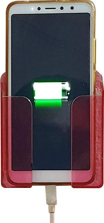 DSNS Wall Mounted Mobile Holder for Charging Red Pack OF 1 Mobile Holder-image-28
