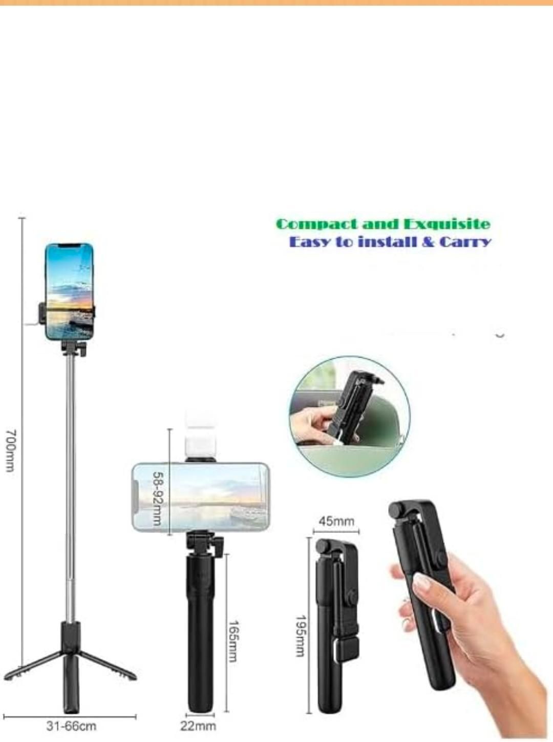 KIMOUNT L01 Bluetooth Selfie Stick-picture-47