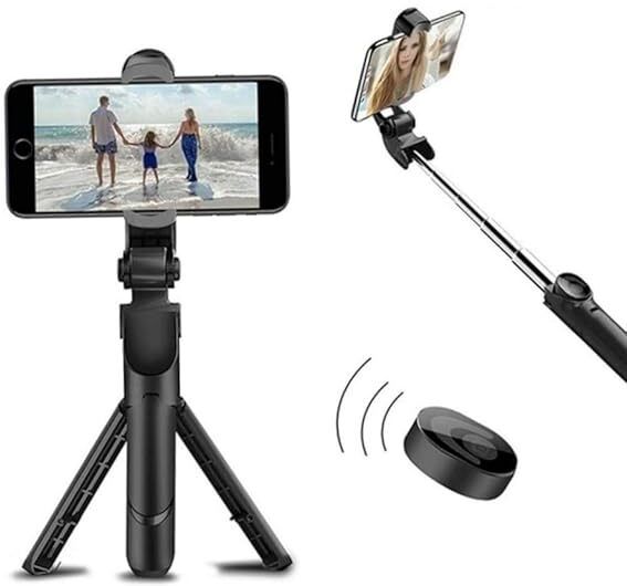 Hybite Bluetooth Extendable Selfie Stick with Wireless Remote and Tripod Stand Mobile Holder