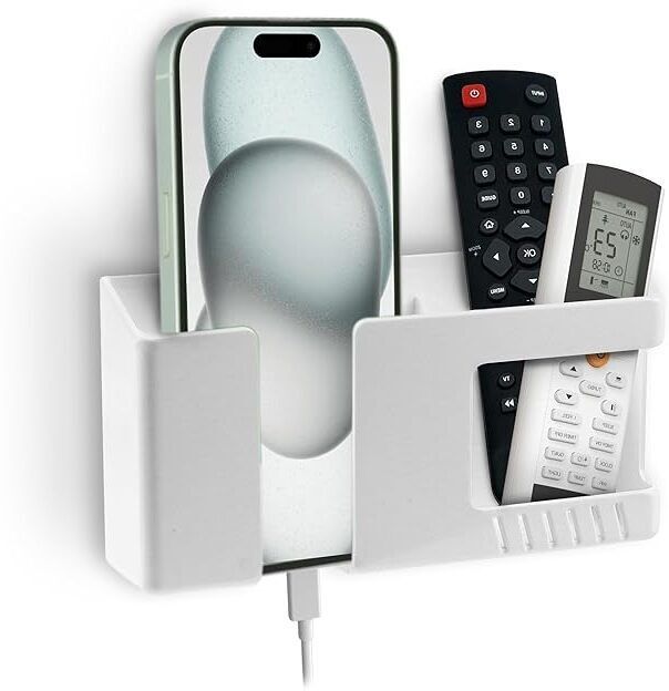 Flipkart SmartBuy Multifunctional Wall Mounted Mobile Holder | Remote & Pen Organizer 1 Pics Mobile Holder-picture-43