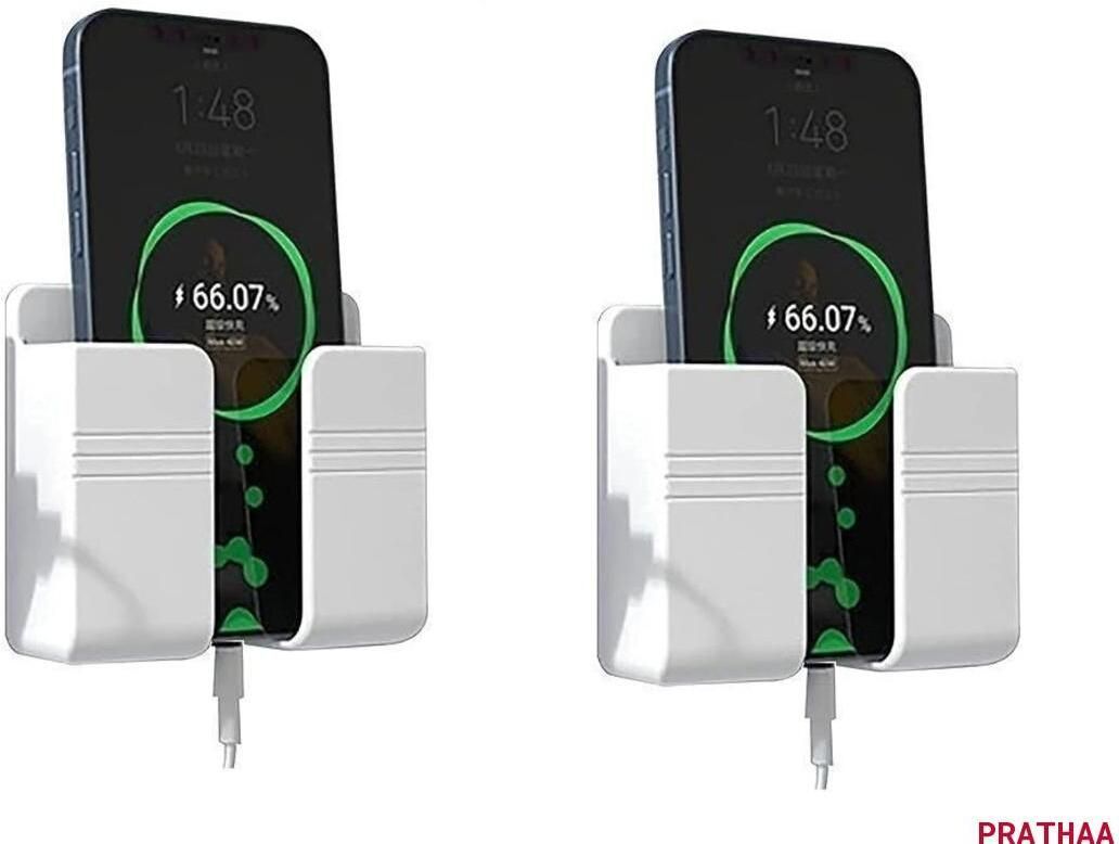 REGENTECOM Universal Mobile Charging Storage Organizer Pack of 2 Mobile Holder-image-1