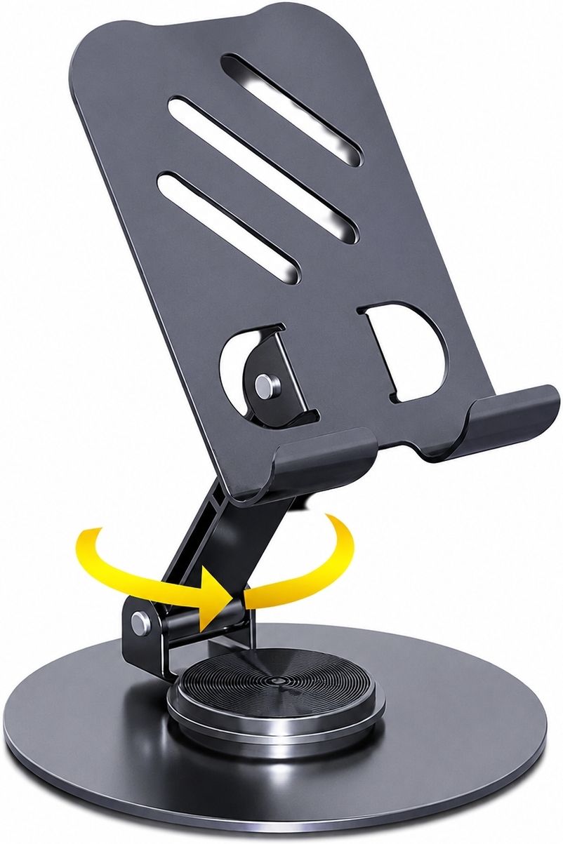 Asathitrader Phone stand mobile stand Foldable adjustable 360° Rotation metal mobile stand Mobile Holder-image-19