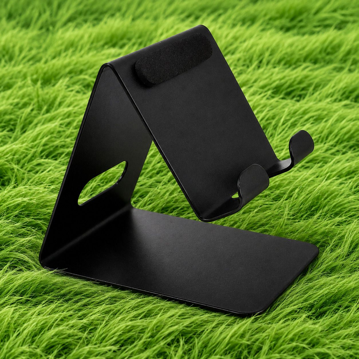 NexaGrip Metal Phone Holder Stand for Smartphones & Tablets | Black Mobile Holder-image-46