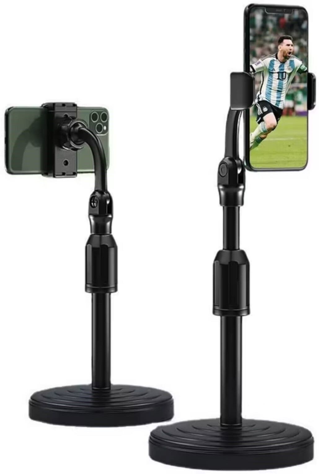 ANSHAURA Mobile Stand | Tabletop Mobile Mount with 360° Rotation & Adjustable Height Mobile Holder-image-36