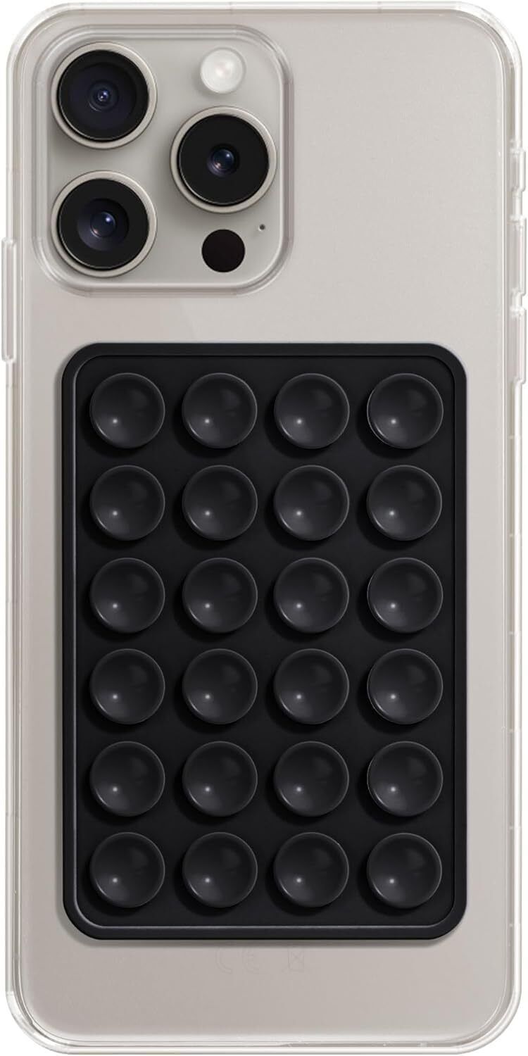 DSNS Double-Sided Suction Cup | Anti Slip Silicon Sticky Phone Stand 1 Pics Mobile Holder-image-33