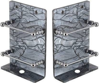 DSNS Wall Mounted Mobile Stand |Charging Wall Holder Phone Stand 2 Pics Grey Mobile Holder-image-40