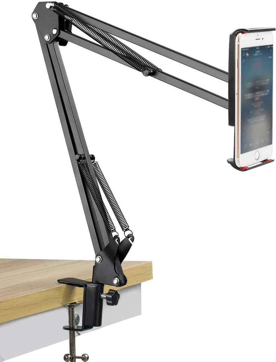 Casa Tech Overhead Tripod Camera Stand 360° Mobile Holder -Kit for Ytube ,Sketch Videos Tripod, Tripod Clamp, Tripod Bracket, Tripod Ball Head-image-25