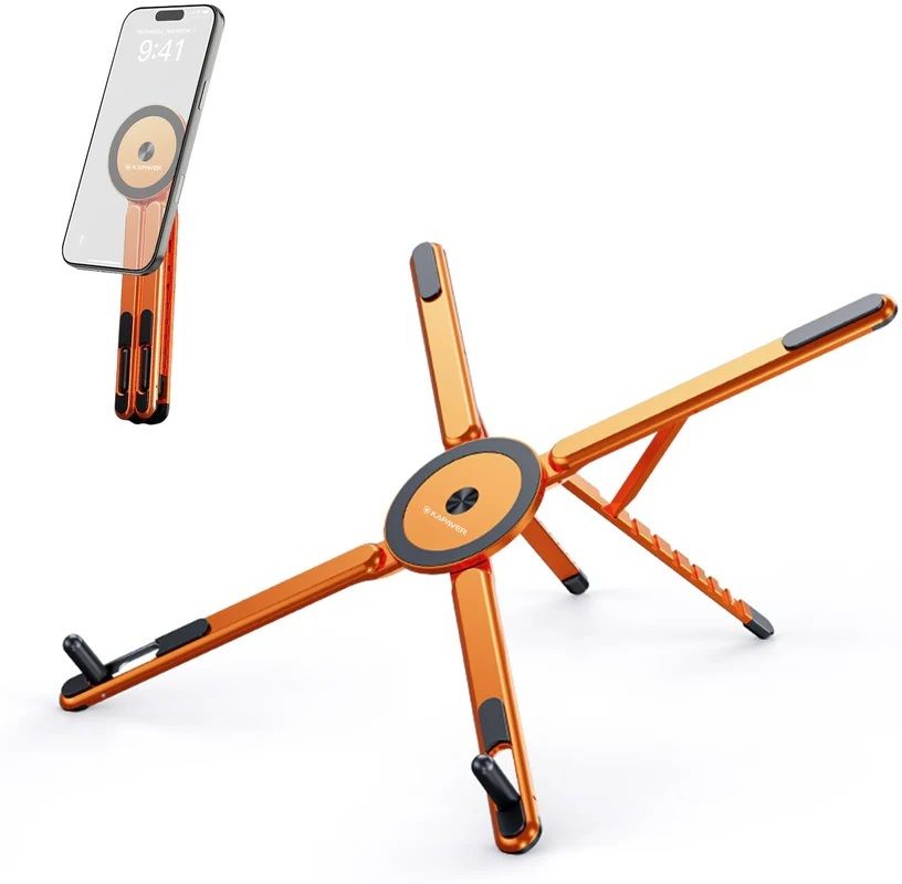X9X Multi-Angle Adjustable Portable Aluminum Laptop,Tablet & Phone Stand Mobile Holder-image-26