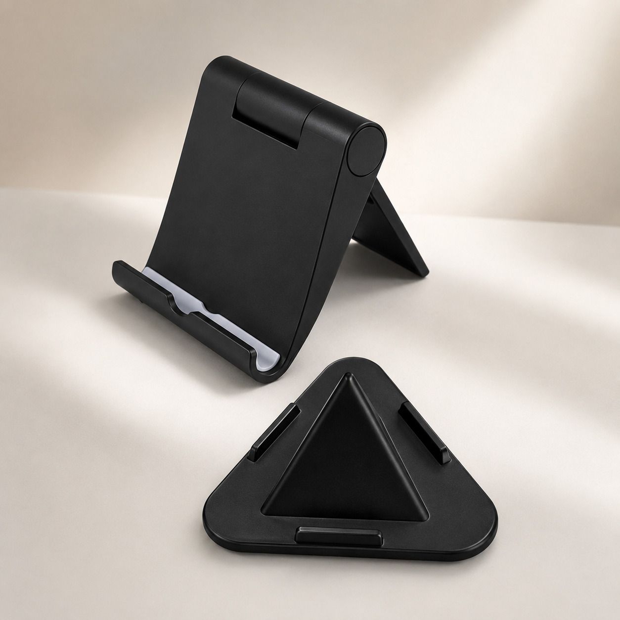 SolvingWay (Pack of 2) Foldable Mobile Stand & Pyramid Shape Mobile Holder Mobile Holder-image-14