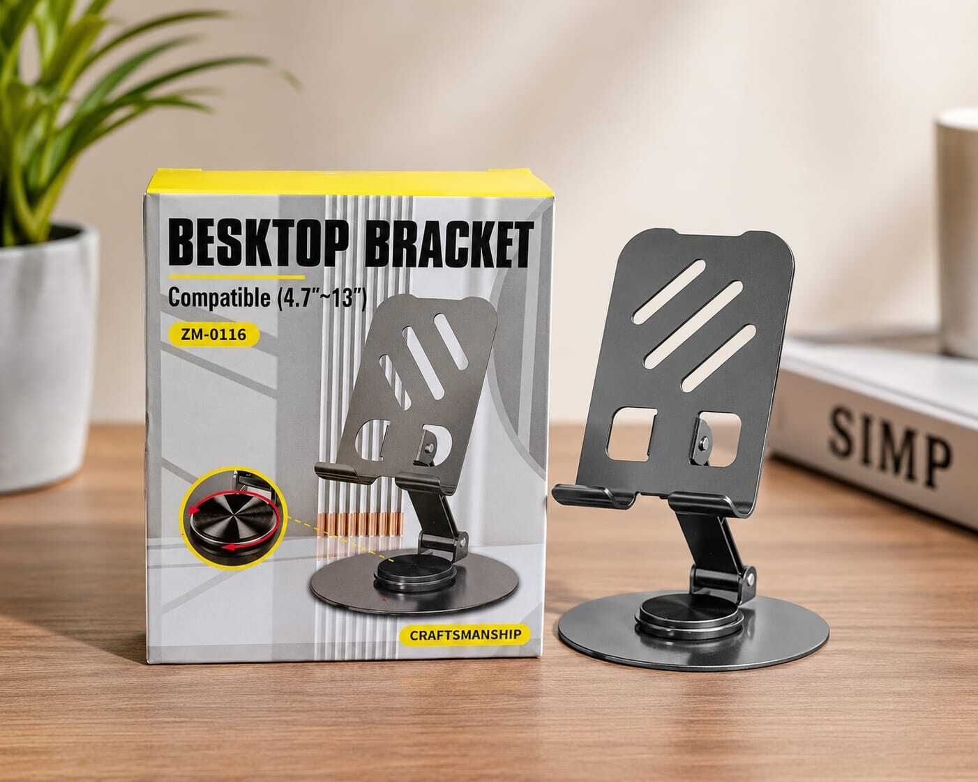 Rajar E Bazar Portronics MODESK Universal Mobile & Tablet Holder (Grey) Mobile Holder-picture-16