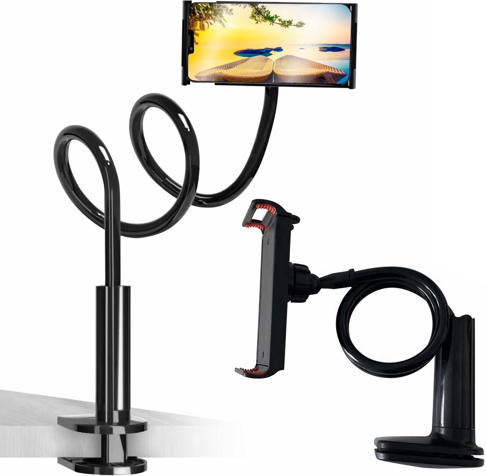 Coll of Fest Universal Flexible Mobile Holder Adjustable Gooseneck Stand Clamp Holder Mobile Holder-image-12