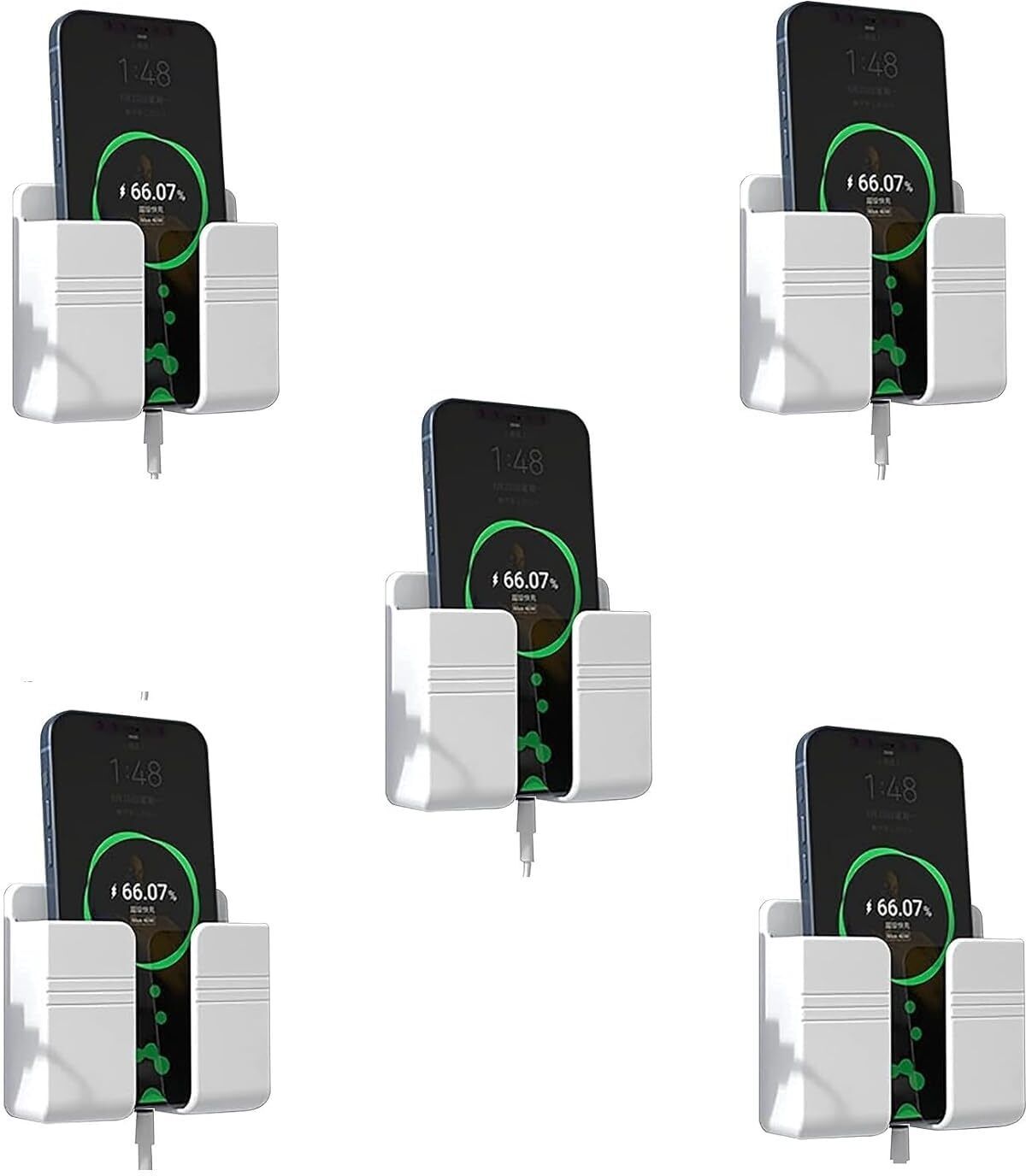 M/S DSNS Mobile Wall Stand for charging | AC/TV Remote Hanging Phone Stand | Pack OF 5 Mobile Holder-picture-27