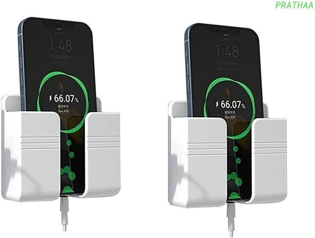 REGENTECOM Wall Mounted Mobile Phone Docking Holder Pack of 2 Mobile Holder-image-42