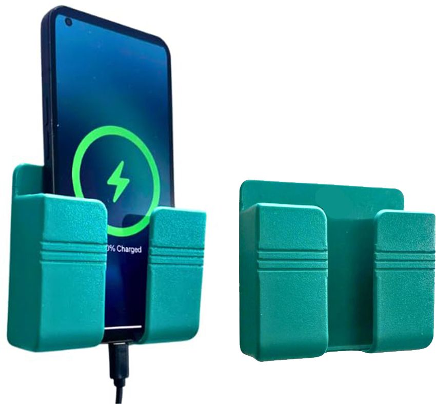 M/S DSNS Green Wall Stand for Charging Hook Phone Cellphone Hanging | Pack OF 2 Mobile Holder-picture-14