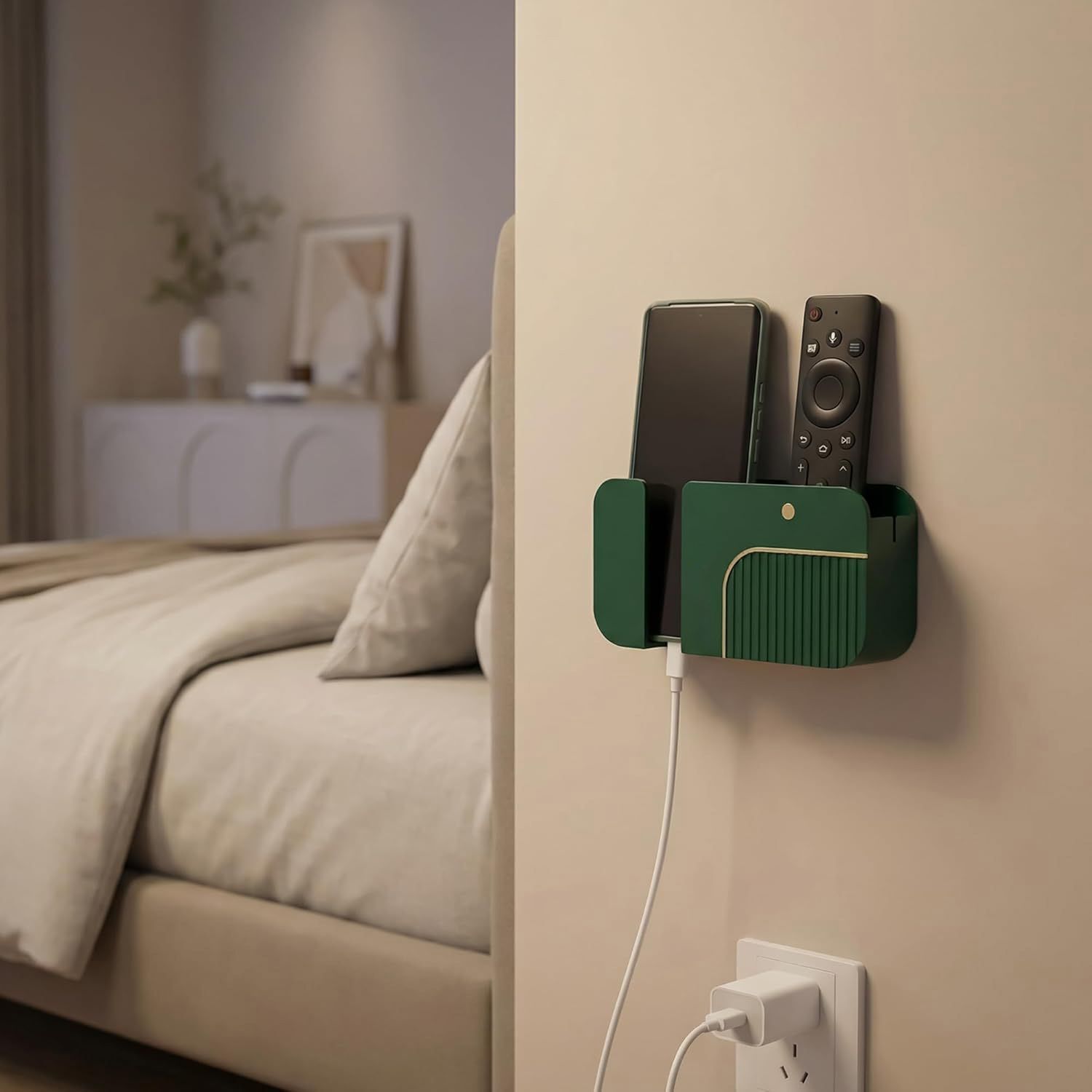 Flipkart SmartBuy Mobile Wall Stand for charging | AC/TV Remote & Phone Stand Pack OF 1 Mobile Holder-image-16