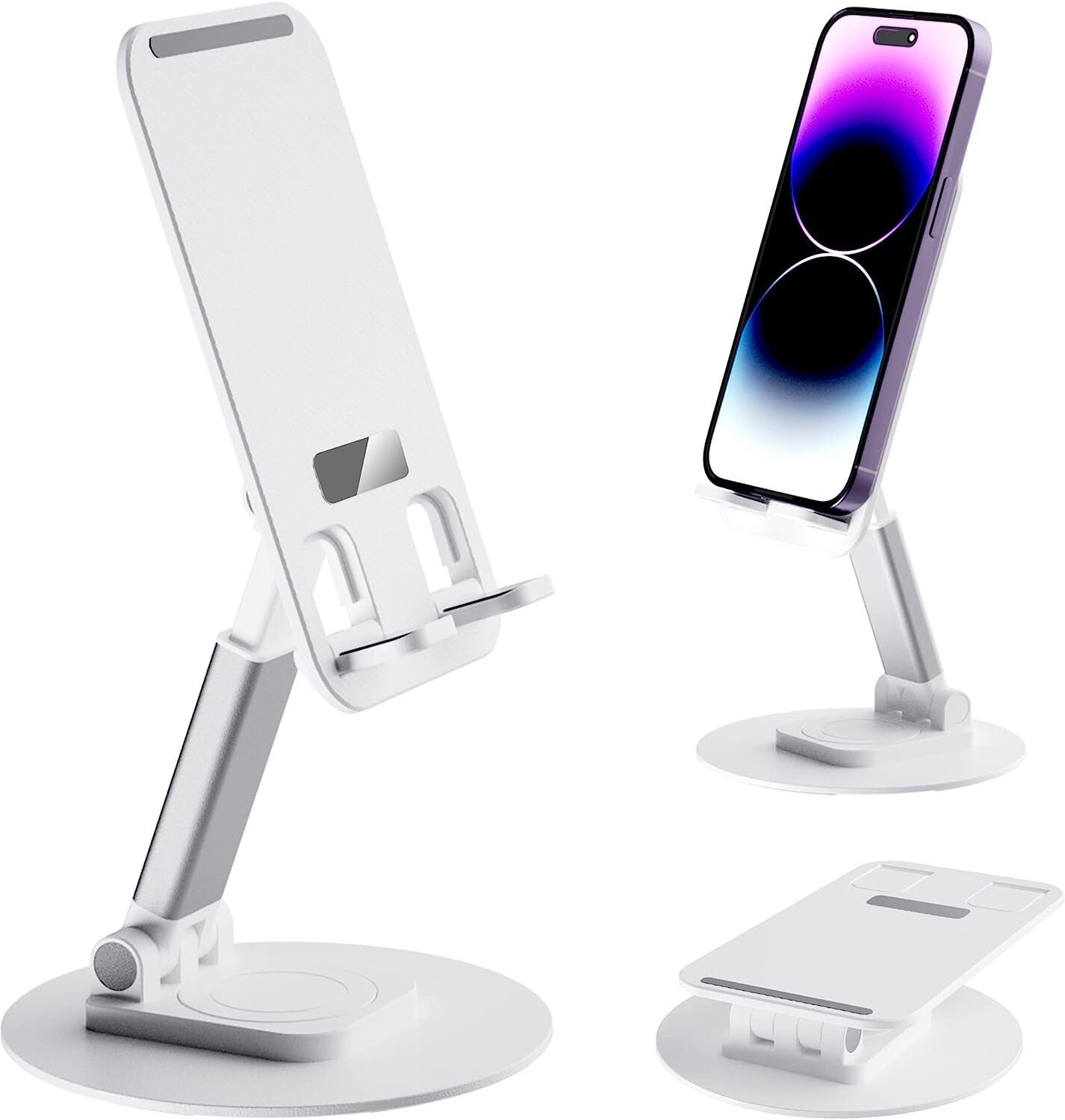 Soopii DON02 Desktop Premium A Quality Mobile Phone Stand Tablet Stand Tab Stand White Mobile Holder-image-14