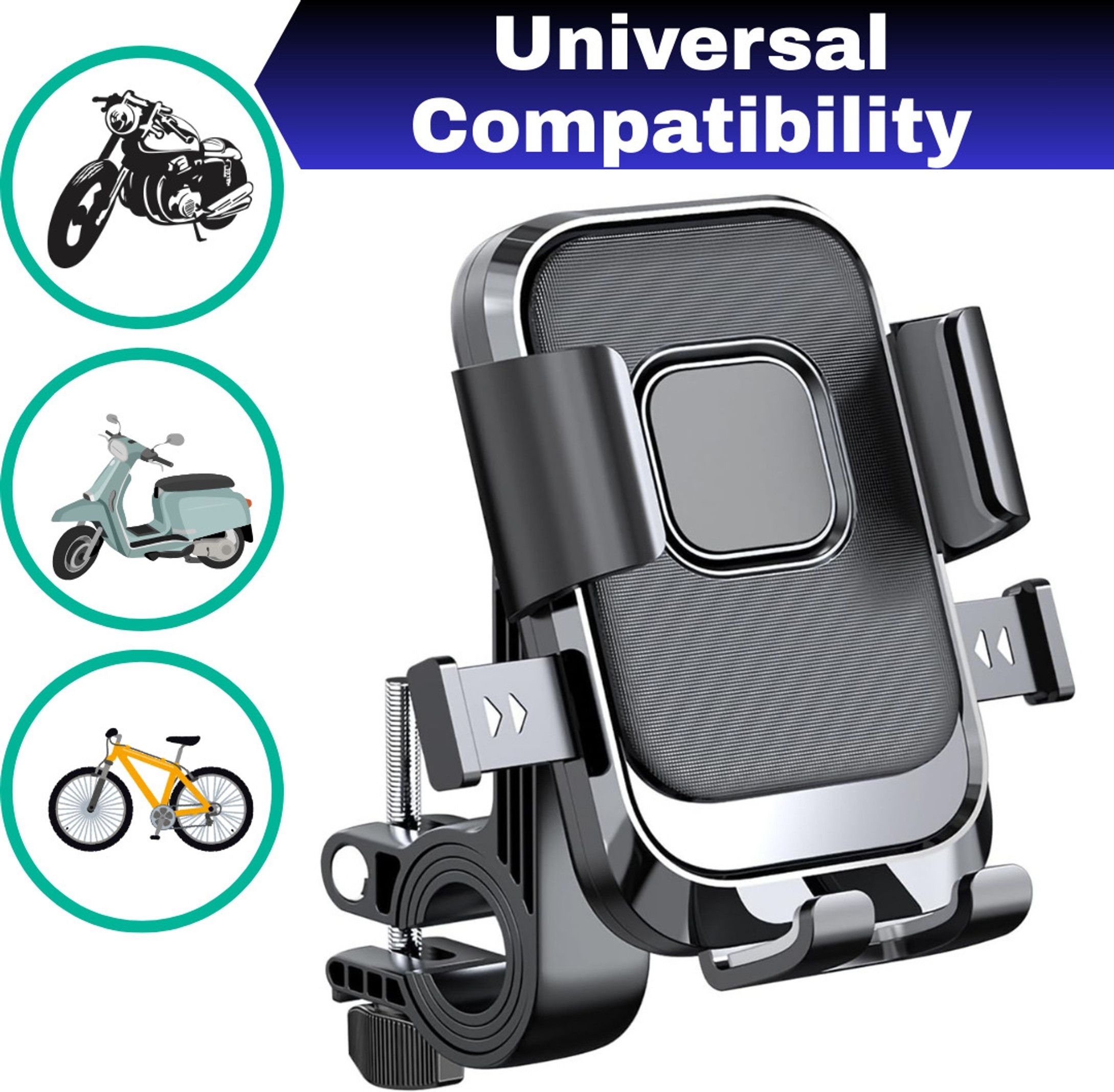 Sharu Adjustable anti-shake Cycles & Bike mobile stand- waterproof Mobile Holder-picture-32