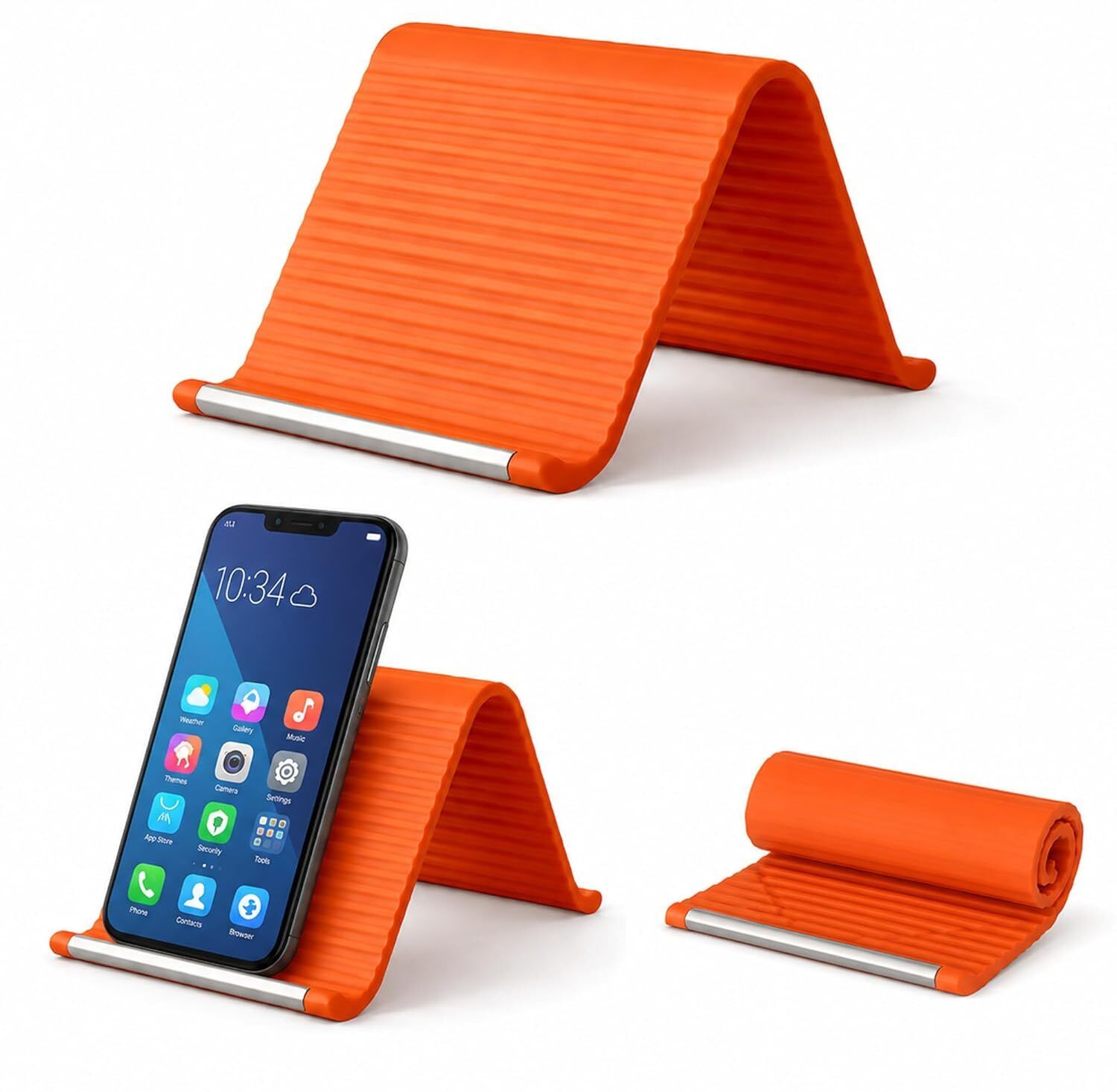 Spelcin Multi-Angle Adjustable Desk Stand for Phone, Tablet, iPad, Laptop, Travel-Ready Mobile Holder-image-25