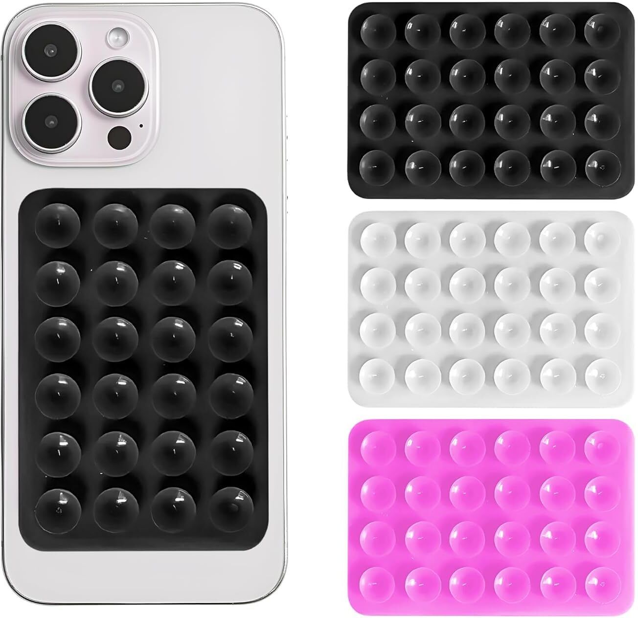 ELETO Suction Phone Case Anti-Slip Silicone Cover with 24 Suction Cups Shockproof Case Mobile Holder-image-36