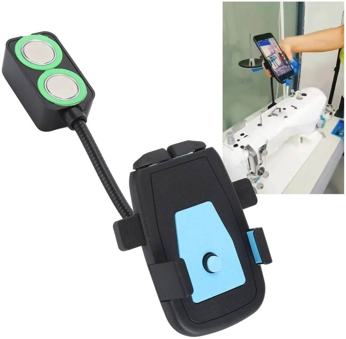 prabhas designs Universal Mobile Phone Holder For sewing Machine with Double Magnet Mobile Holder-image-9