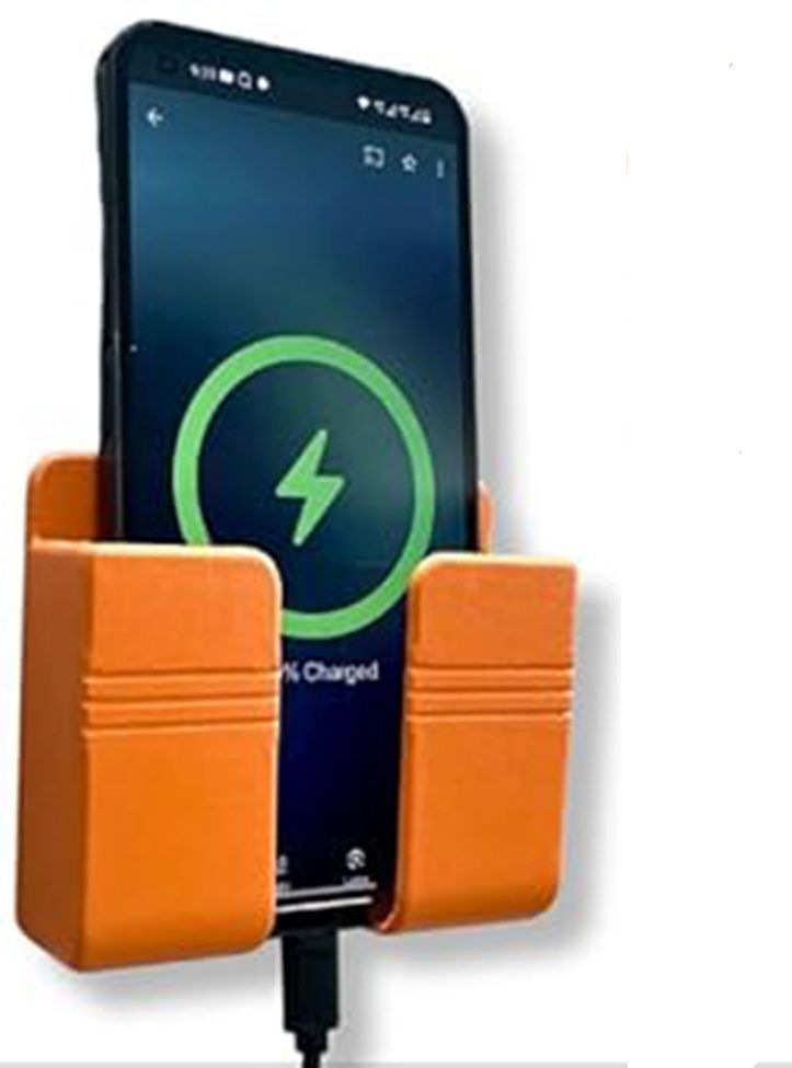 DSNS Wall Mount Mobile Stand/Multi Purpose Stand with Hole for Phone Charging 1 Piece Mobile Holder-picture-14