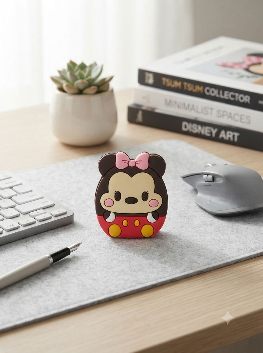 Tridentraders Cute Minnie Mouse Inspired Cartoon Silicone Pop Socket Mobile Mobile Holder-image-18