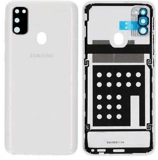 Zeflotech Samsung Samsung Galaxy M21 -White Back Panel-picture-19