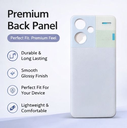 SPARECARE XIAOMI REDMI NOTE 13 PRO PLUS 5G ( with Proper Brand LOGO) GLASS ( Fushion Purple ) Back Panel-image-15